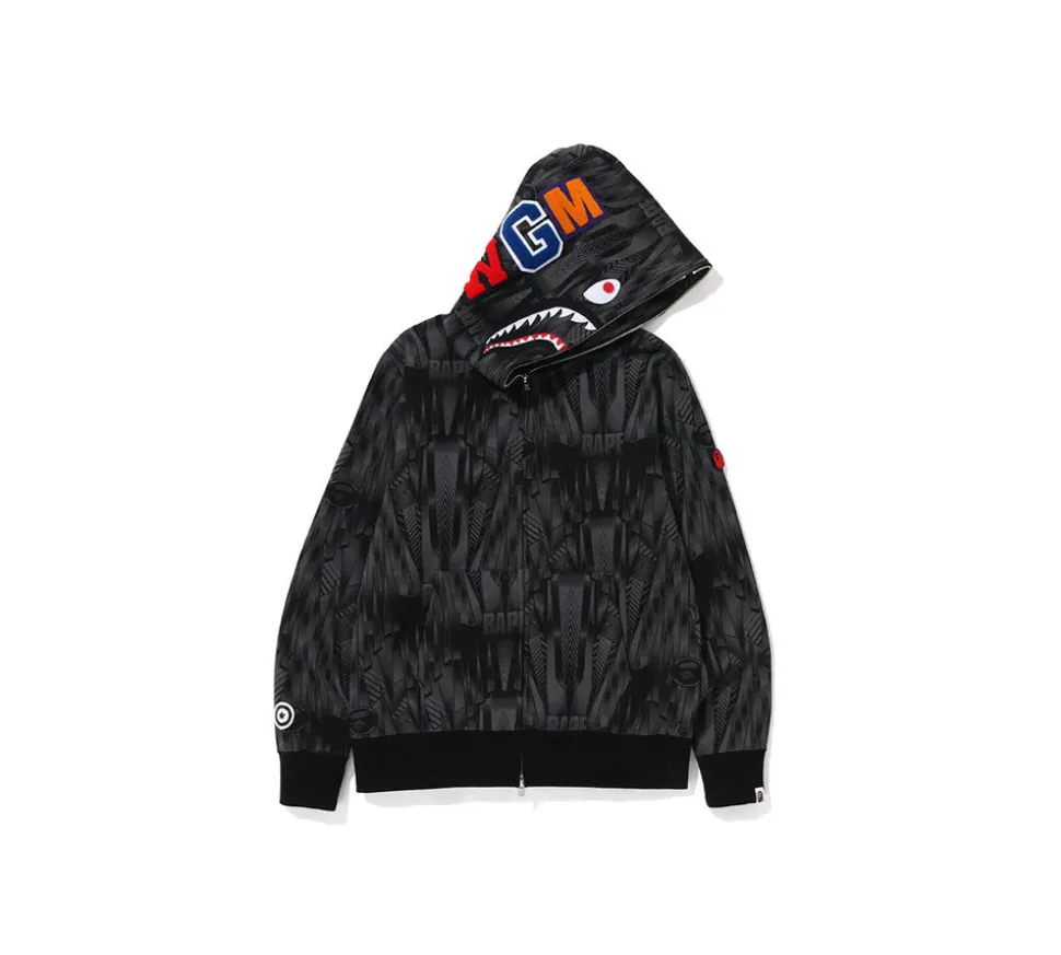 A Bathing Ape Bape - Speed Racer Shark Full Zip Hoodie