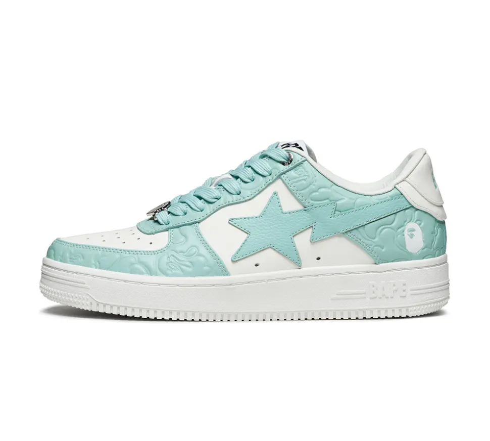 A Bathing Ape Bape Sta Low #4 - Blue/White