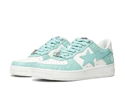 A Bathing Ape Bape Sta Low #4 - Blue/White