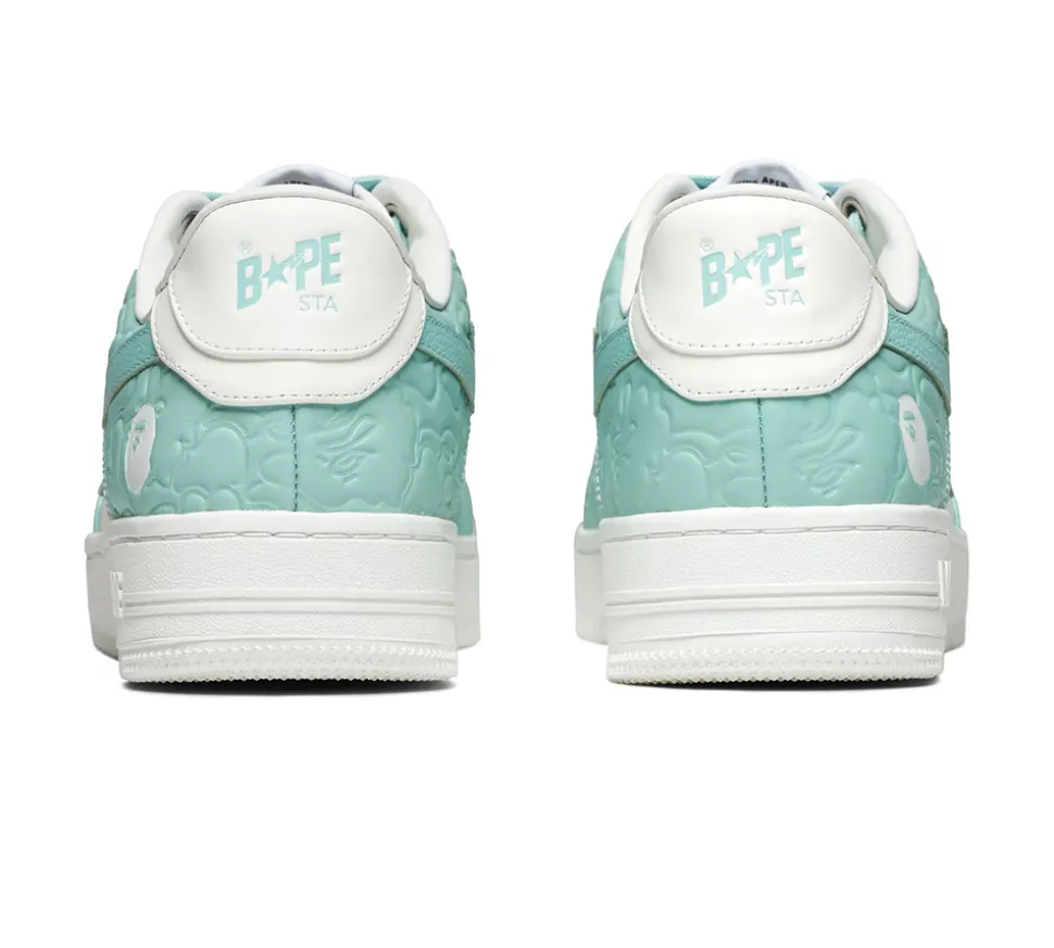 A Bathing Ape Bape Sta Low #4 - Blue/White