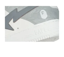 A Bathing Ape Bape Sta Low #4 - Grey/White