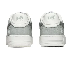 A Bathing Ape Bape Sta Low #4 - Grey/White