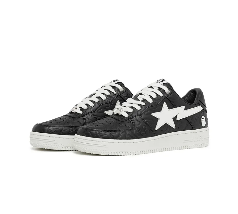 A Bathing Ape Bape Sta Low - #3 Line Camo Black
