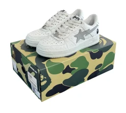 A Bathing Ape Bape Sta Low 40 - #3 Line Camo White (USADO)