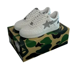 A Bathing Ape Bape Sta Low 41 - #3 Line Camo White (USADO)