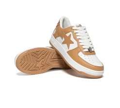 A Bathing Ape Bape Sta - White Beige