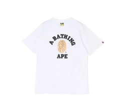 A Bathing Ape Jewels College T-shirt - White