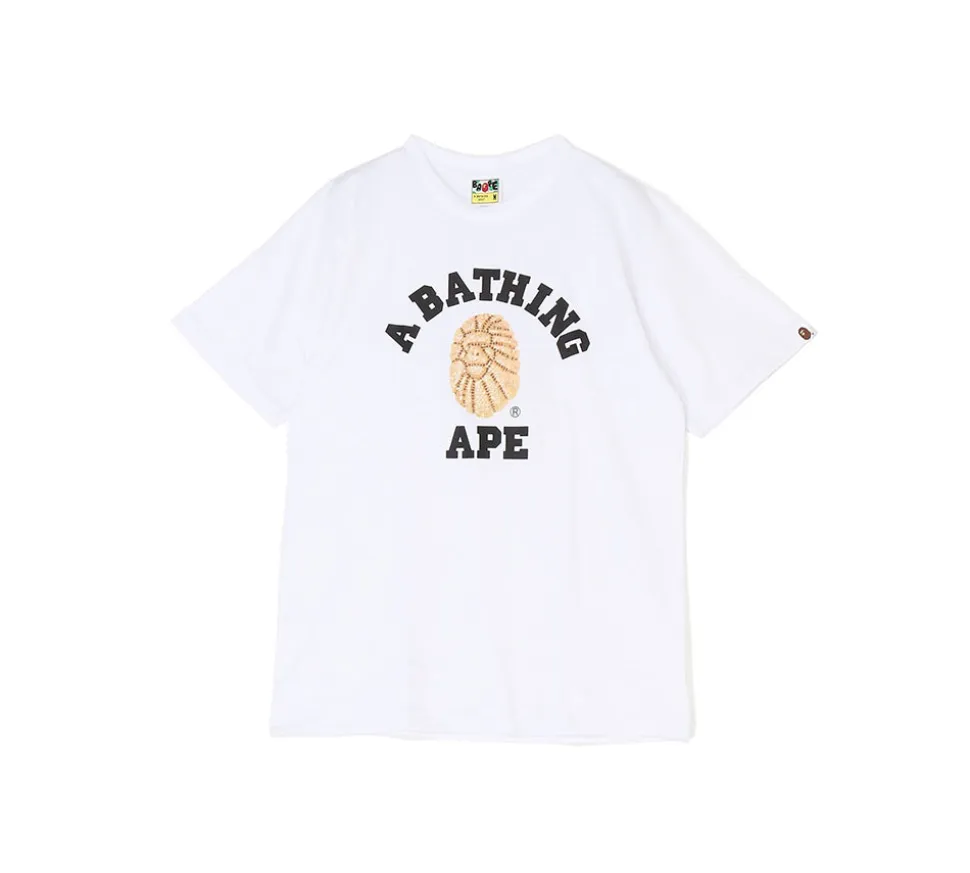A Bathing Ape Jewels College T-shirt - White