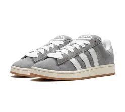 adidas Campus 00s - Grey White (Sola Amarela & Cordões Grossos)