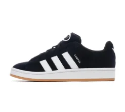 adidas Campus 00s Júnior - Core Black (Sola Branca & Cordões Standard)