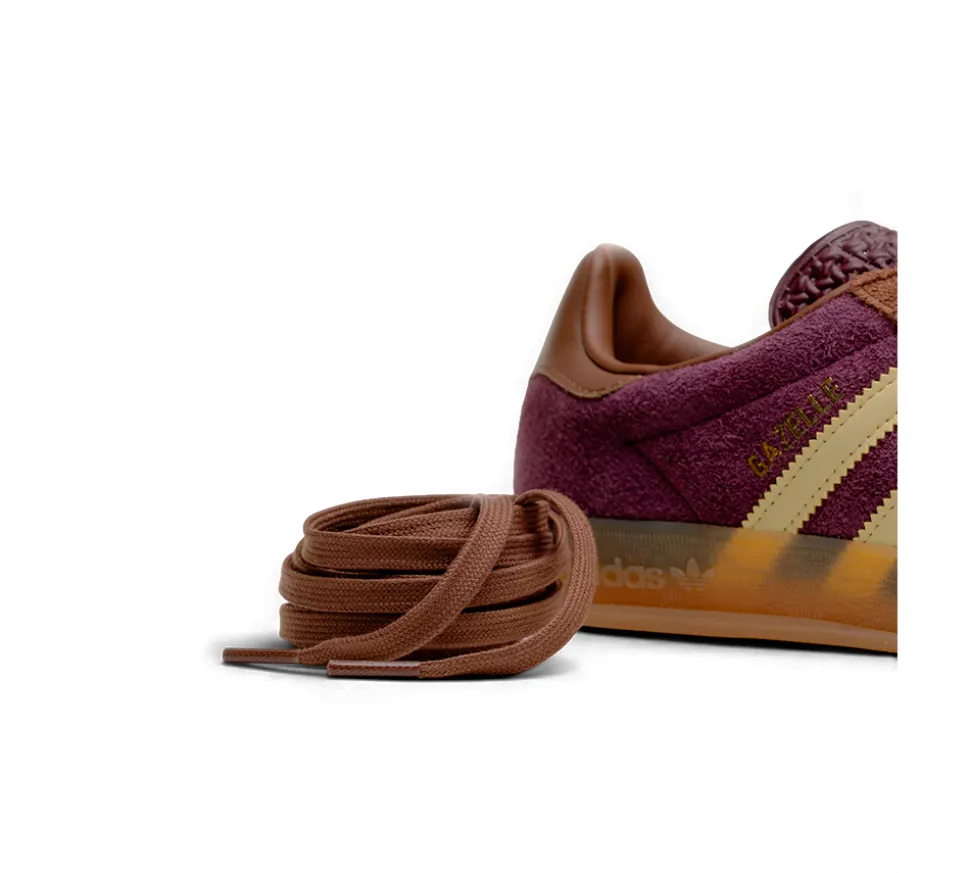 adidas Gazelle Indoor - Maroon Almost Yellow