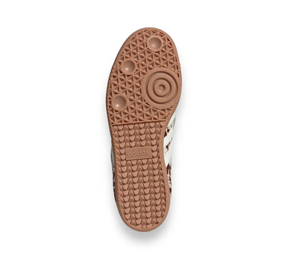 adidas Samba LT - Cow Print Brown White