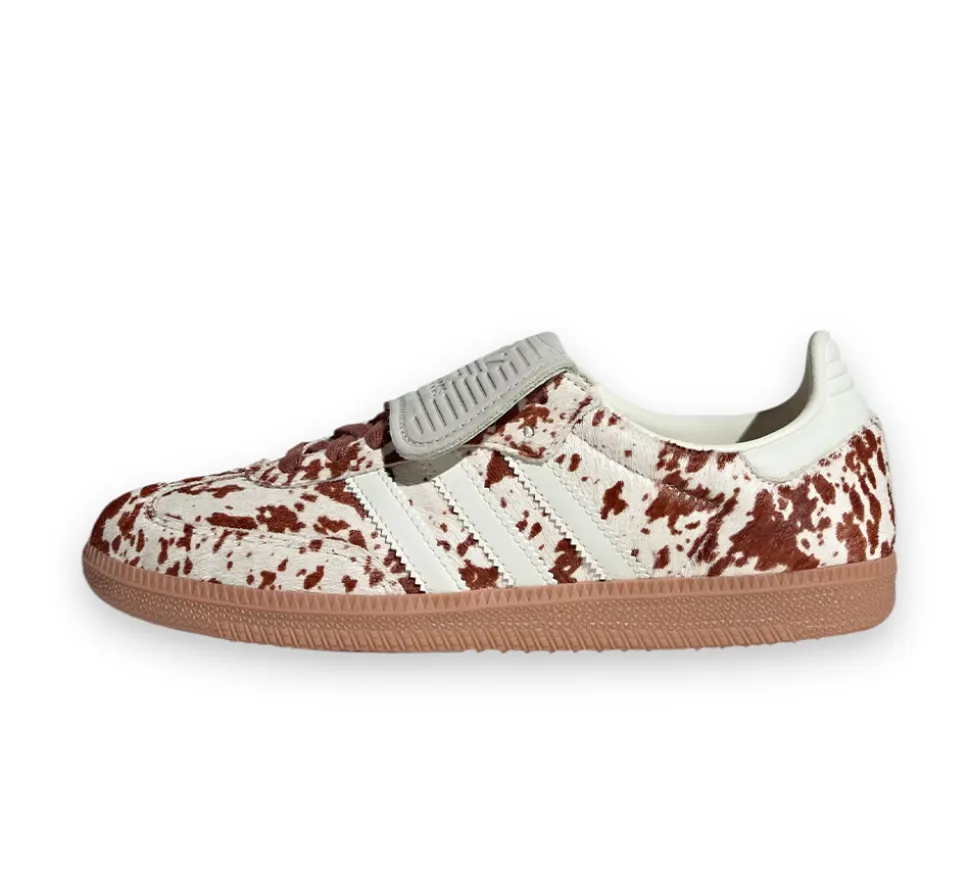 adidas Samba LT - Cow Print Brown White