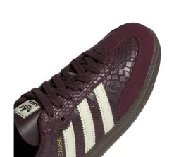adidas Samba OG - Snakeskin Maroon Cream White