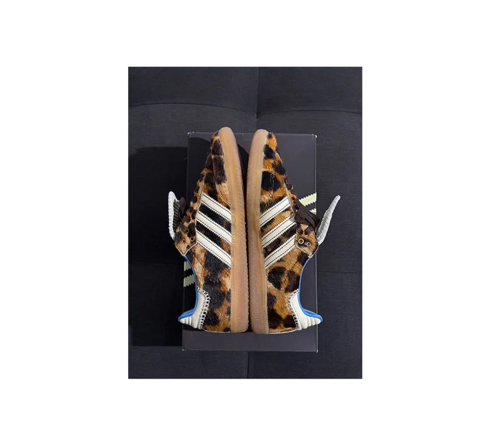Adidas Samba Pony (42 2/3) - Wales Bonner Leopard (USADO)