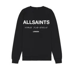 AllSaints Underground Crewneck - Jet Black