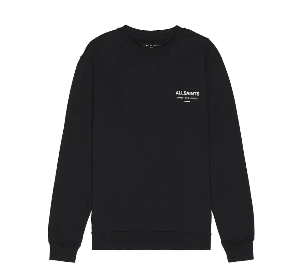 AllSaints Underground Crewneck - Jet Black