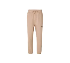 AllSaints Underground Straight Cuffed Logo Sweatpants - Toffee Taupe