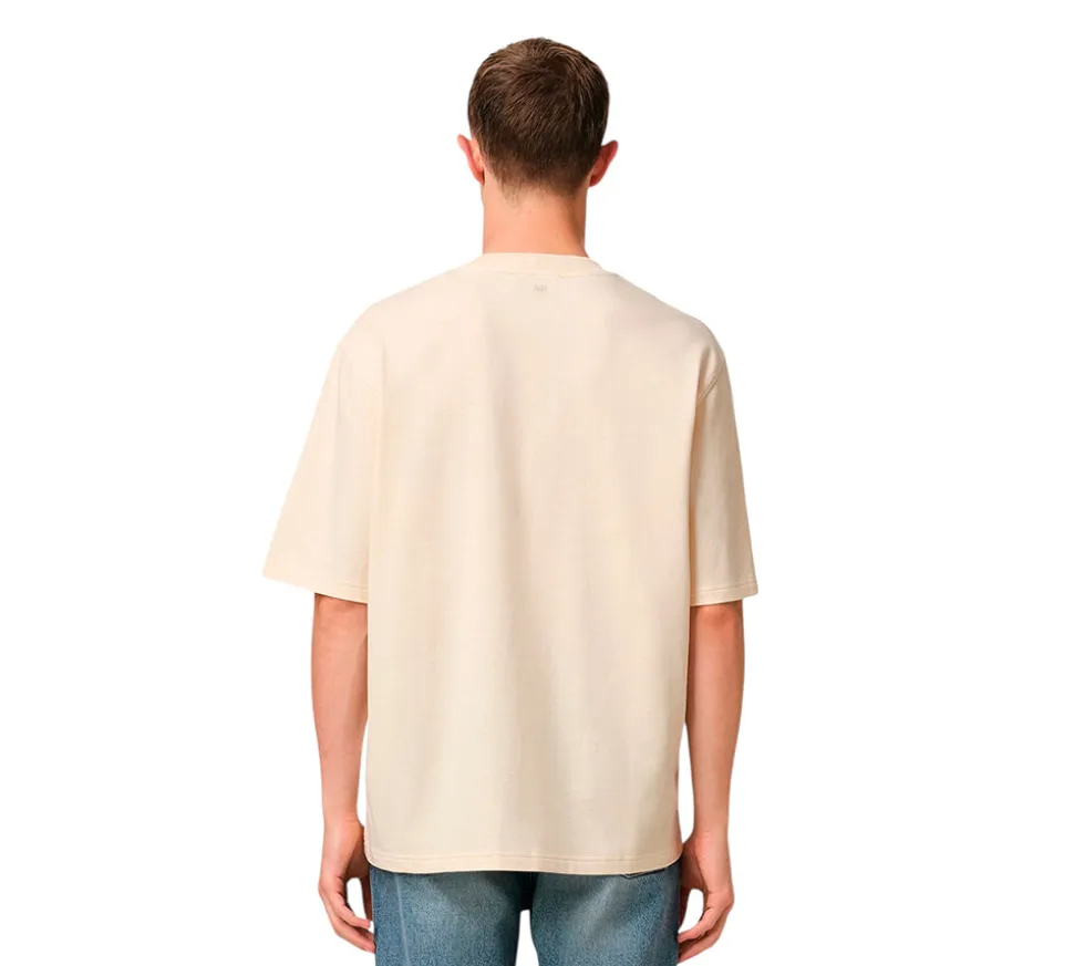 Ami de Coeur Cotton Patch T-Shirt - Beige