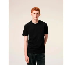 Ami De Coeur Cotton Tshirt - Black Red