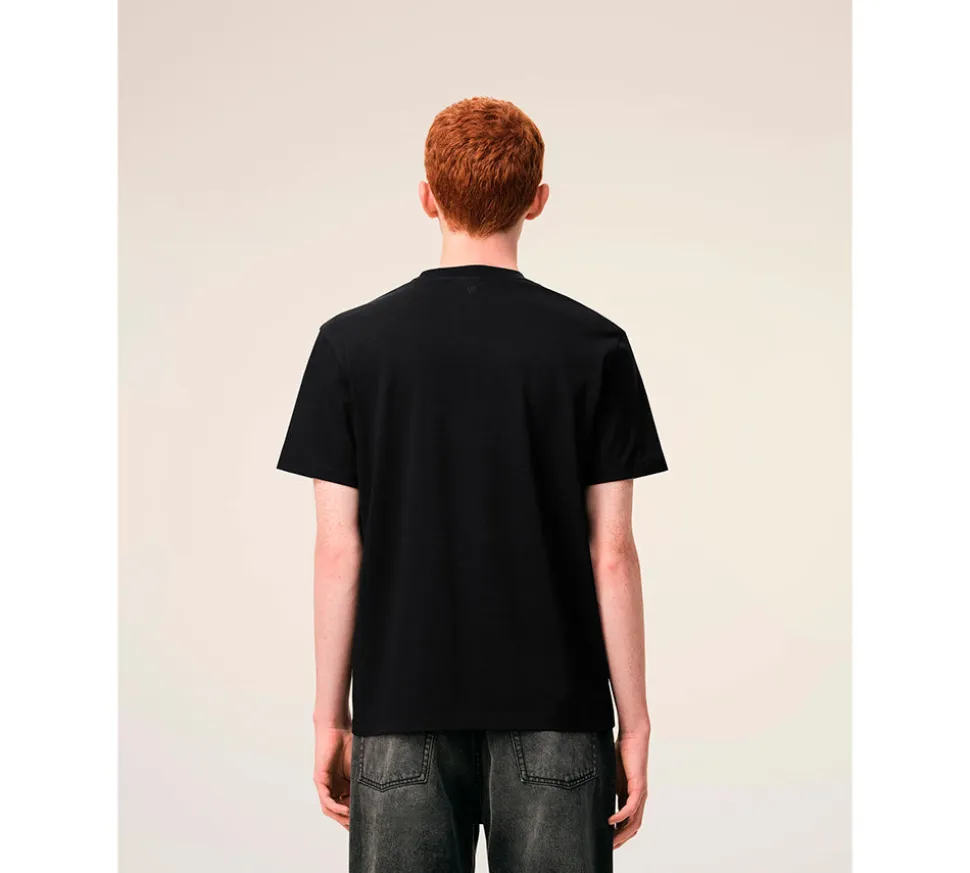 Ami De Coeur Cotton Tshirt - Black Red