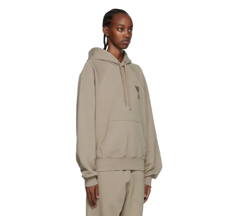 Ami de Cœur Hoodie - Taupe Beige
