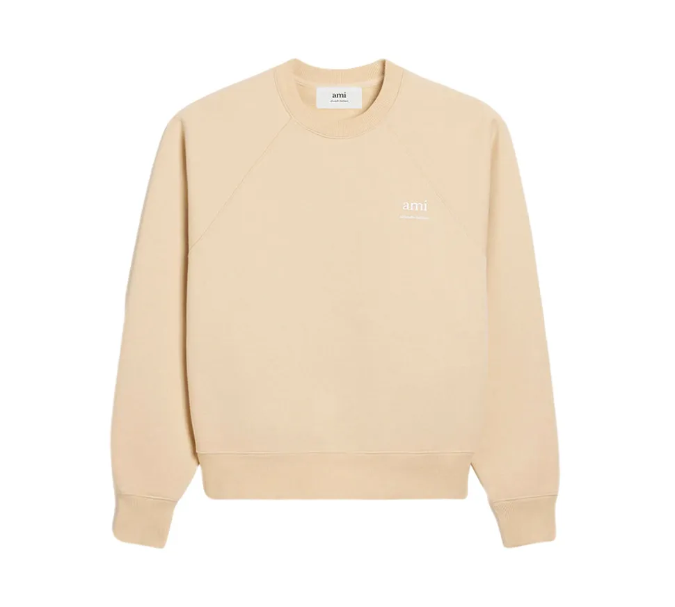 AMI Paris Alexandre Mattiussi Crewneck - Cream