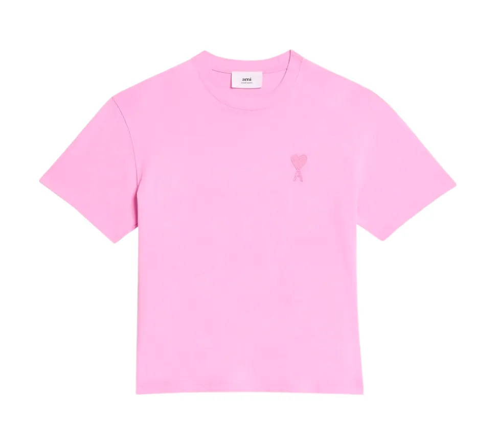 AMI Paris Ami De Cœur T-shirt - Pink