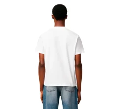 Ami Paris Small Red Ami De Coeur T-shirt- White