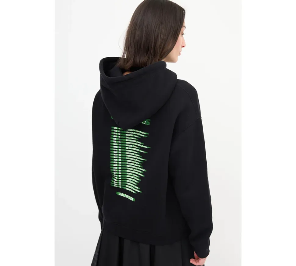 Balenciaga Speed Hunters Hoodie Sweatshirt - Black
