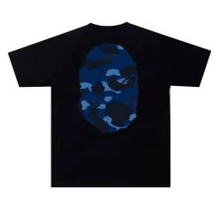 BAPE Color Camo Big Ape Head T-shirt - Black/Navy