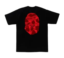BAPE Color Camo Big Ape Head T-shirt - Black