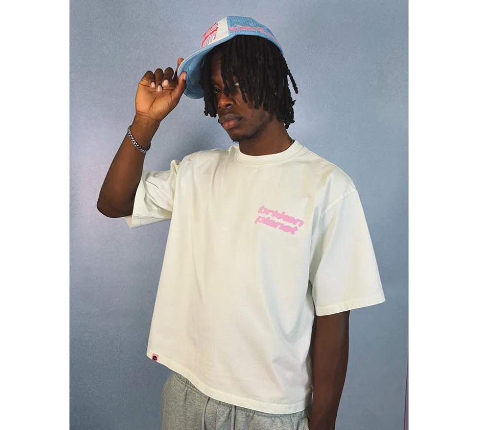 Broken Planet Basics T-Shirt - Cream