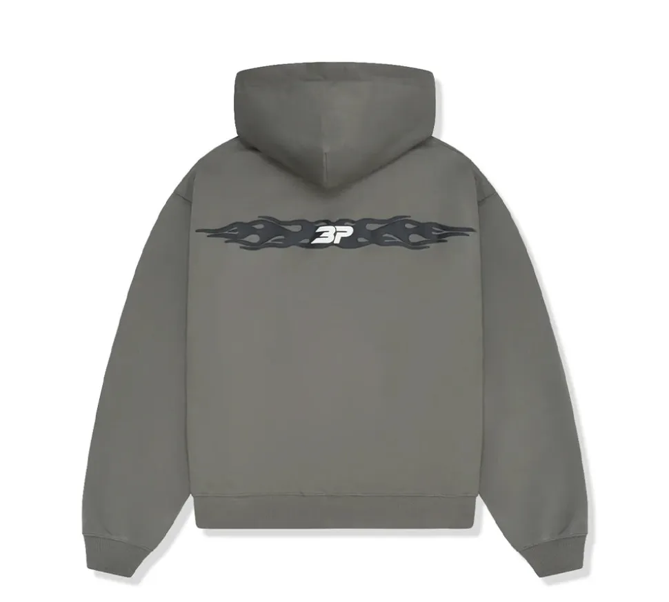 Broken Planet Chaos Hoodie - Gunmetal Grey