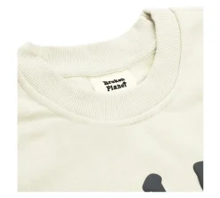 Broken Planet Find Your Balance Crewneck - Bone White