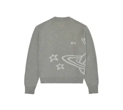 Broken Planet Knit Sweater - Heather Grey