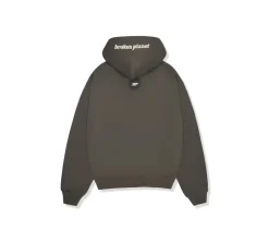 Broken Planet Market Hoodie 'Space Trails' - BLACK/GREY