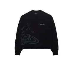 Broken Planet Market Knit Sweater - Midnight Black