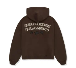 Broken Planet Out Of Service Hoodie - Brown