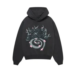 Broken Planet Stargazing Hoodie - Soot Black
