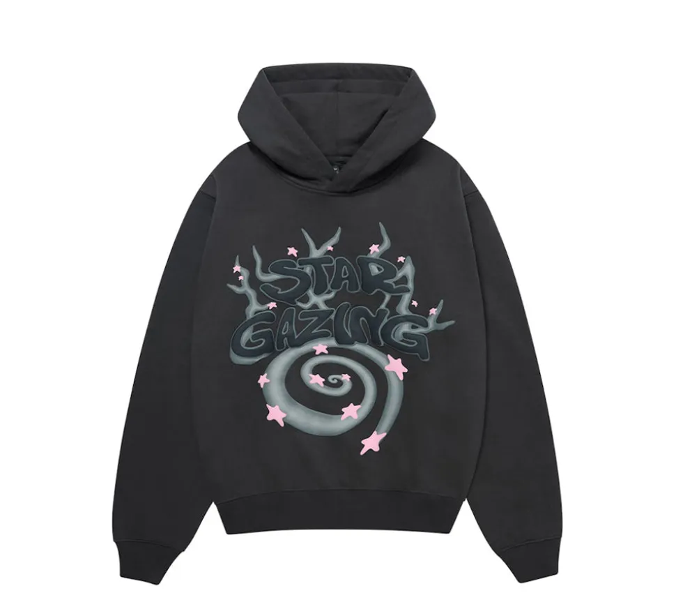 Broken Planet Stargazing Hoodie - Soot Black