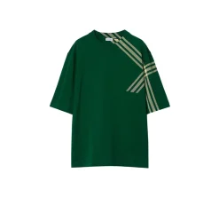 Burberry Checked T-shirt - Green