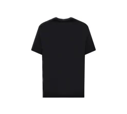 BURBERRY Logo Cotton T-shirt in Coal - Black