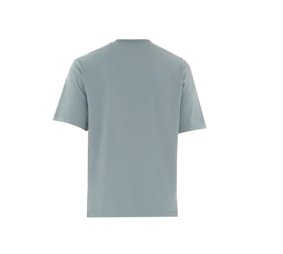 BURBERRY Logo Cotton T-shirt in Coal - Grey