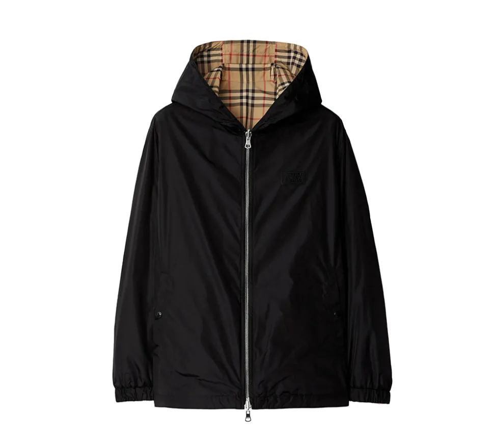 Burberry Reversible Vintage Check Jacket (XL) - Black Pattern (USADO)