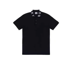 Burberry Ryland Collar Logo Polo - Black