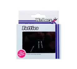 Cordões Mr. Lacy Fatties Black - 25mm