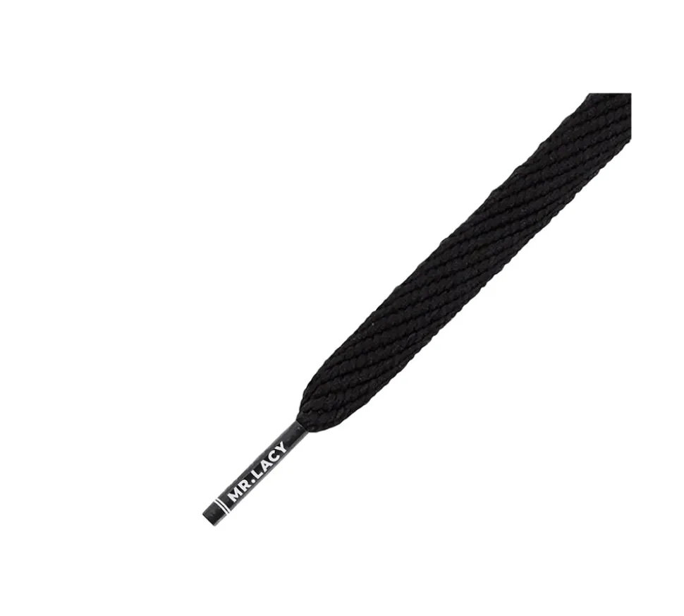 Cordões Mr. Lacy Flatties Black - 10mm