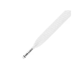 Cordões Mr. Lacy Flatties Branco - 10mm