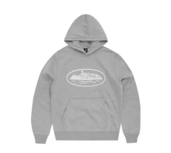 Corteiz Alcatraz Hoodie 2024 - Heather Grey